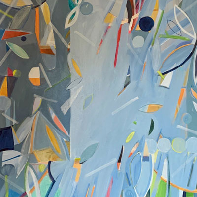 abstract painting titled Late Summer Winds