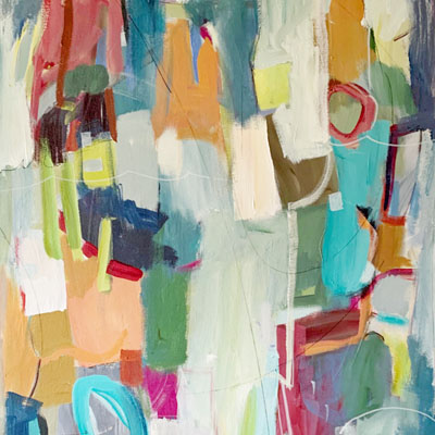 abstract painting titled Summer House